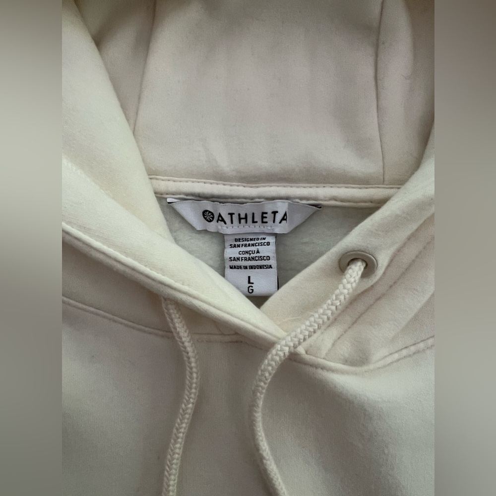 NWOT Athleta Retroplush Hoodie Sweatshirt - Picture 5 of 6